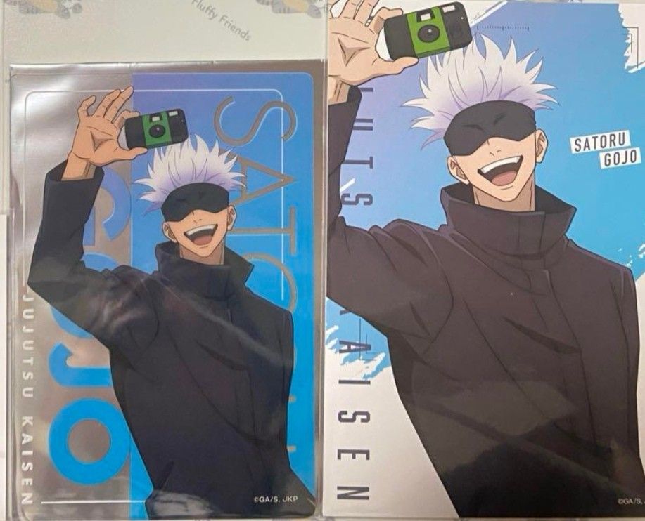 Jujutsu kaisen Gojo Honpo postcard and bromide, Hobbies & Toys ...