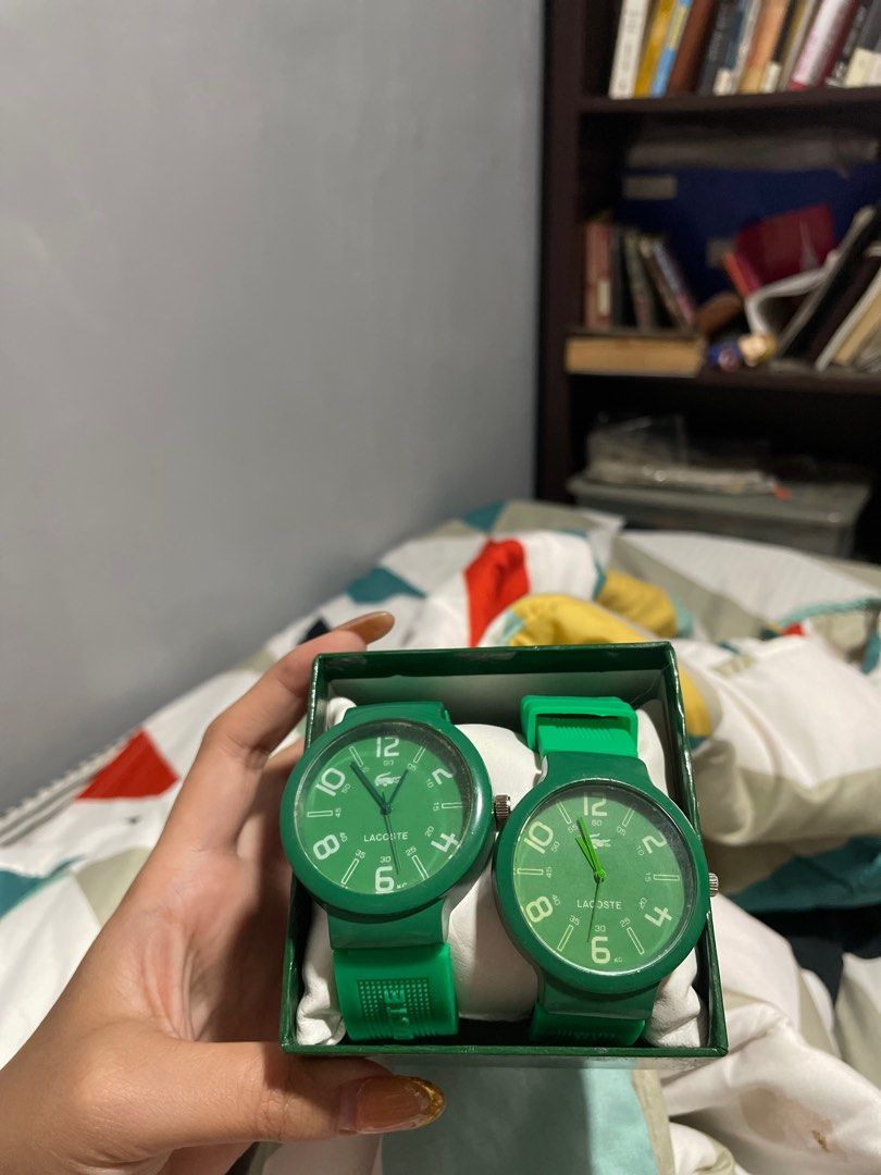 Lacoste Couple Watch Women s Fashion Watches Accessories Watches on Carousell