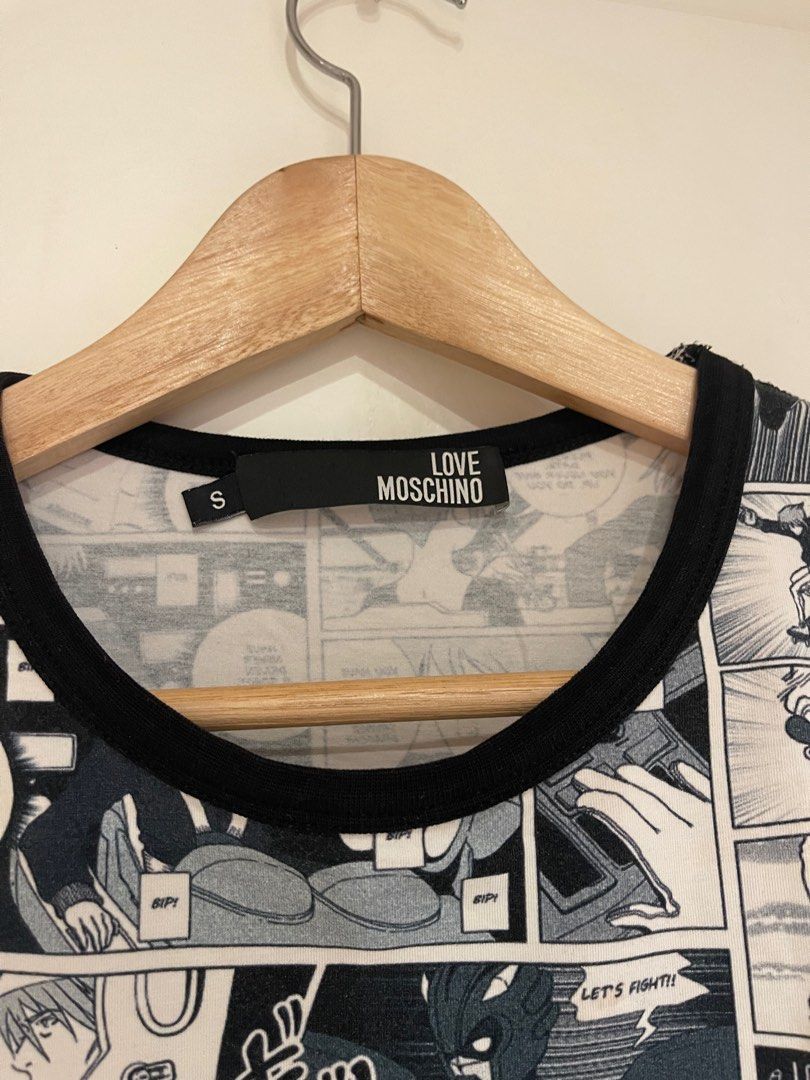Moschino t shirt mens discount