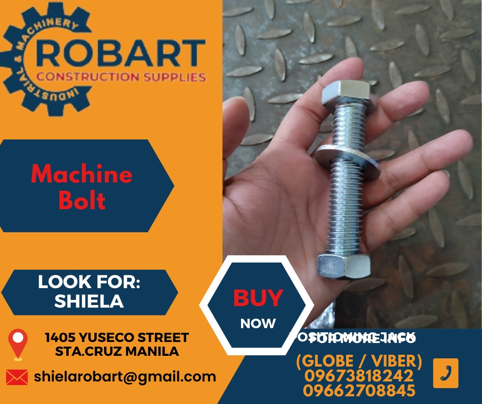 Machine Bolt, Commercial & Industrial, Construction Tools & Equipment ...