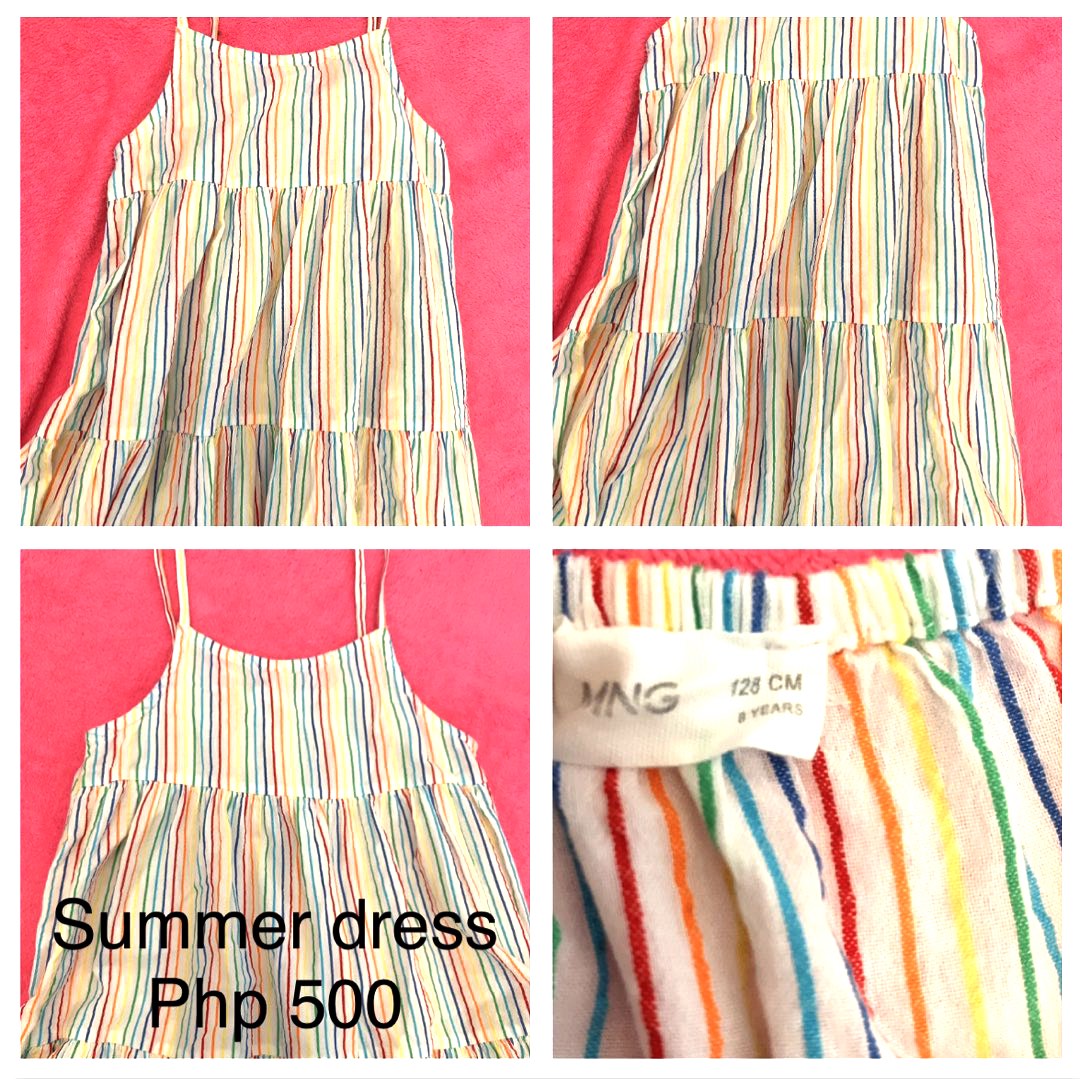 Mango rainbow dress Babies Kids Babies Kids Fashion on Carousell