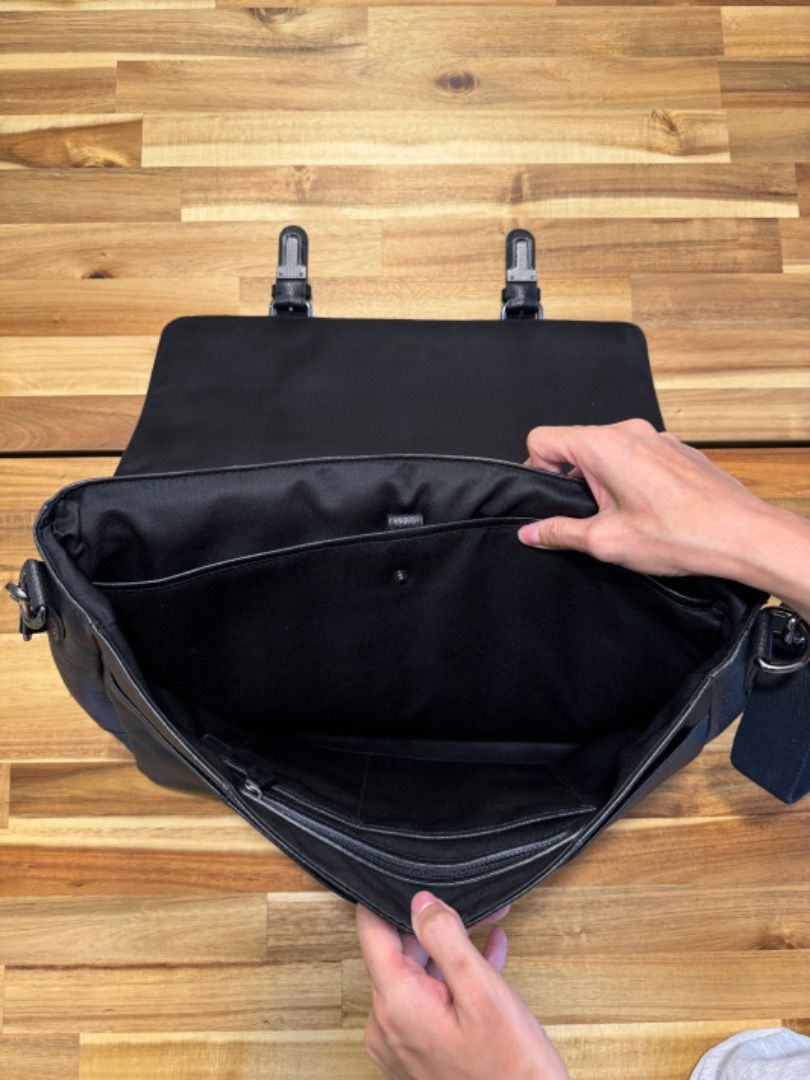 Marks Spencer leather messenger bag Men s Fashion Bags Sling Bags on Carousell