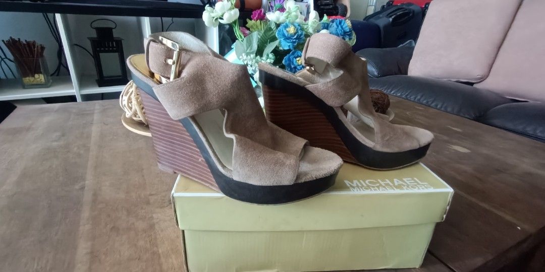 Mk shoes wedges store