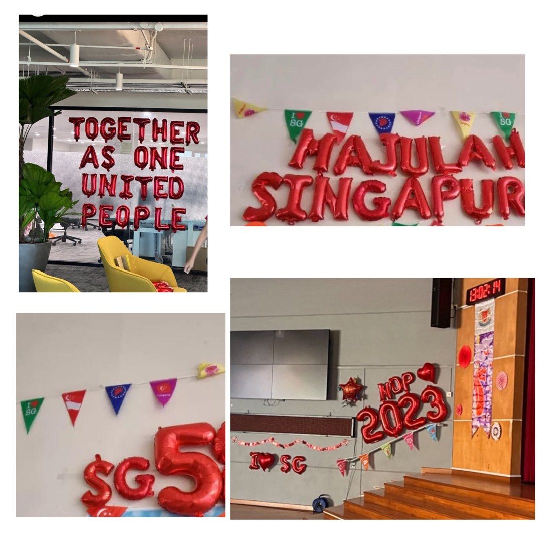 National Day Singapore National Day Decorations SG 59 I Love SG Decor
