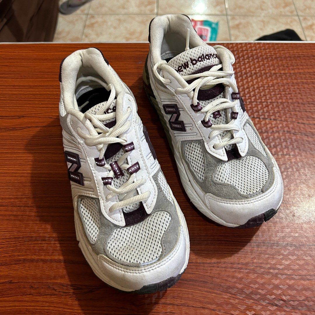 New Balance 1123 Women White Purple Rollbar GR Motion Control