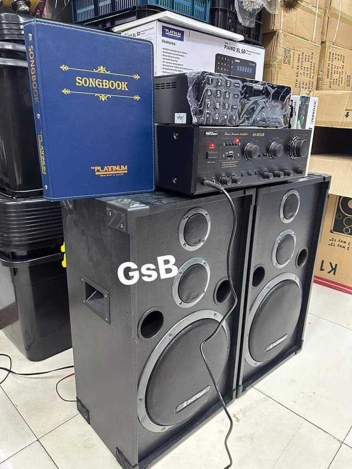 new promac speaker set (Category: Soundbars, Speakers & Amplifiers) located in Manila. Submitted by minidivisoria (Listing ID 1312761862, Image 1). Description: New Promac Speaker set 👉SPEAKER SPECIFICATIONS ✔️Power: 30W x 2 RMS ✔️2-Way Speaker System ✔️Passive Speaker ✔️Woofer: 6" 4 ohms ✔️Tweeter: 2" 8 ohms ✔️Frequency Res: 55hz- 20hz DIMENSION 195x231x588 mm x2 CABINET SIZE (per box) 19 inches taas 6 inches lapad 🫶🏻Player platinum lite 🫶🏻