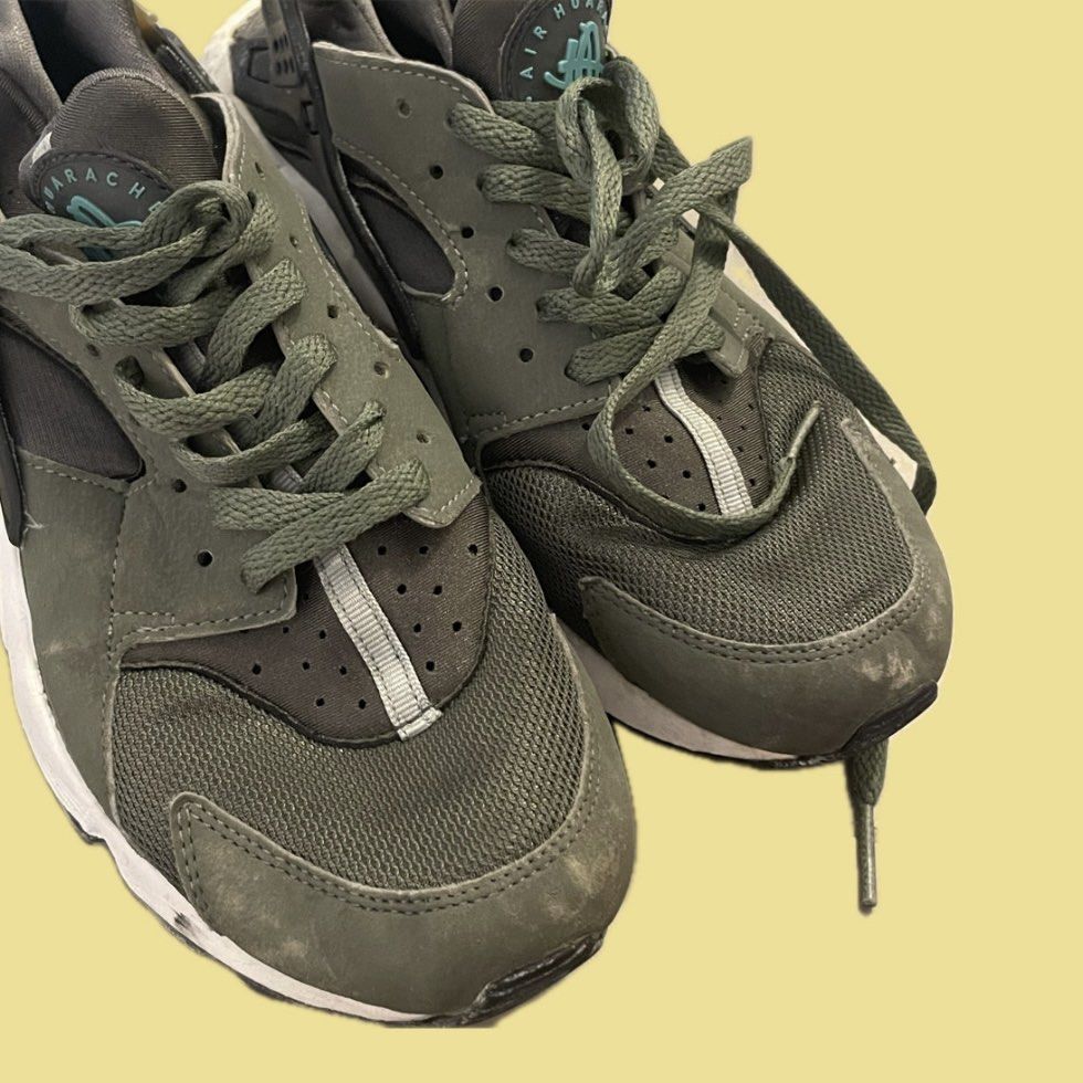 Nike Huarache Iron Green Eu39 Carousell