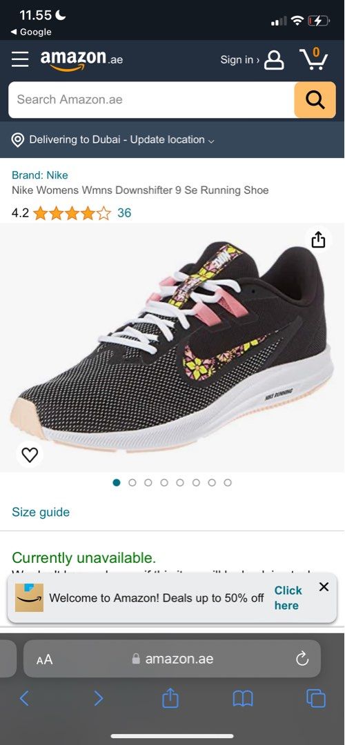 Nike downshifter floral outlet