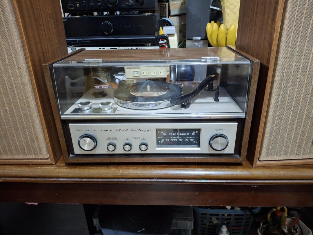 Onkyo tube turntable working 220v (Category: Portable Audio Accessories) located in Manila. Submitted by gerard.gerard6 (Listing ID 1312708928, Image 2). Description: onkyo tube turntable 220v working am fm station japan standard with speaker pioneer with free bluetooth walang basag ang takip.