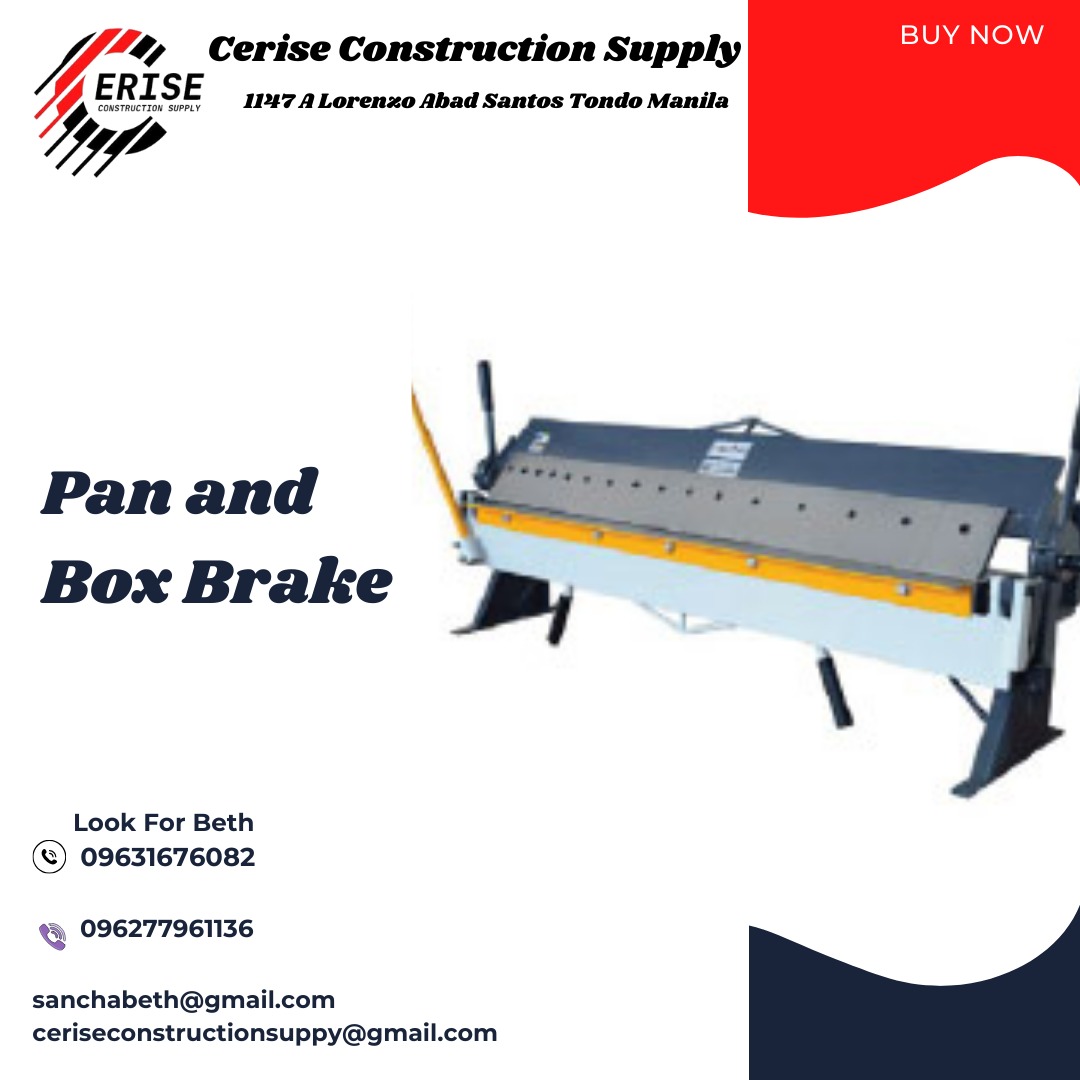 Pan and Box Brake, Commercial & Industrial, Construction Tools ...