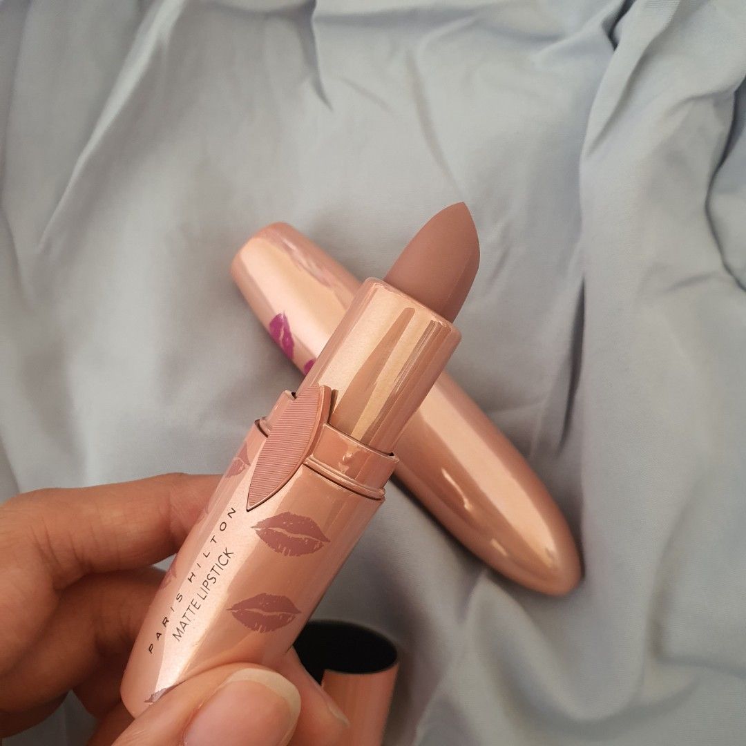 Paris Hilton Matte Lipstick (Category: Makeup) located in Mandaluyong City. Submitted by limeocean (Listing ID 1312663840, Image 2). Description: 230 each, 400 for both Rfs: Gift, decluttering.
