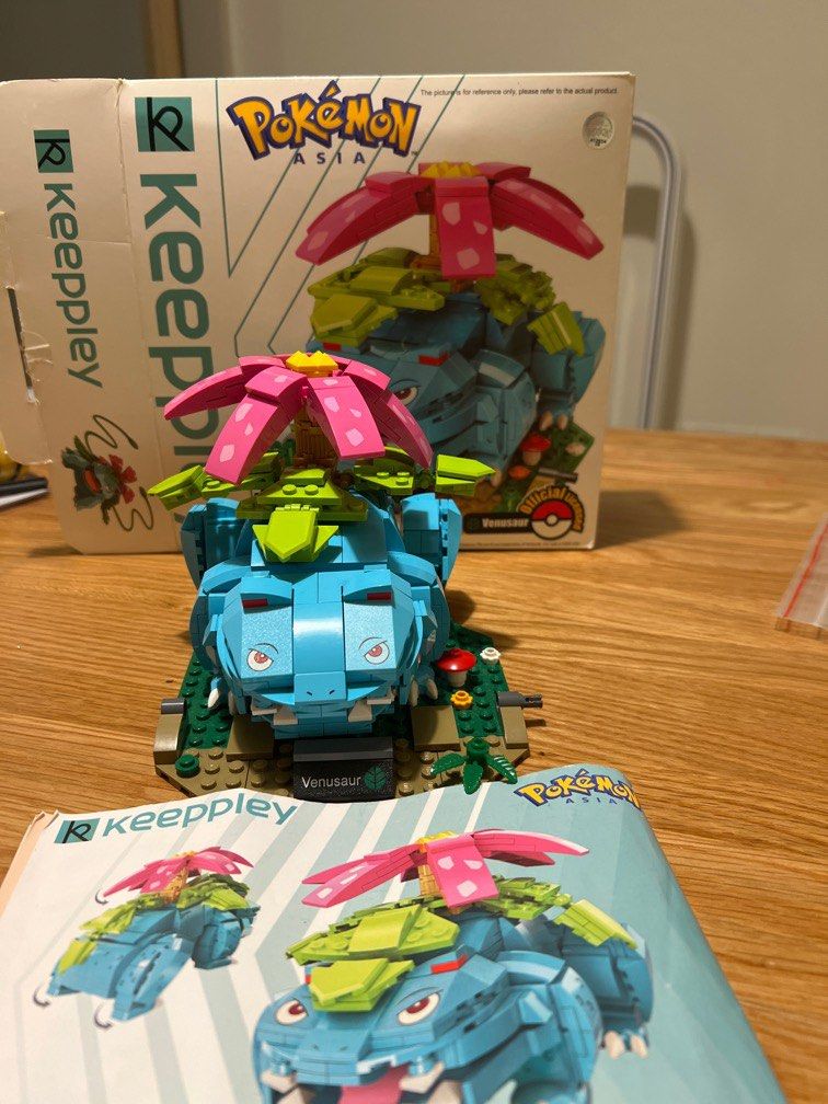 Pokemon venusaur lego keepplay bricks