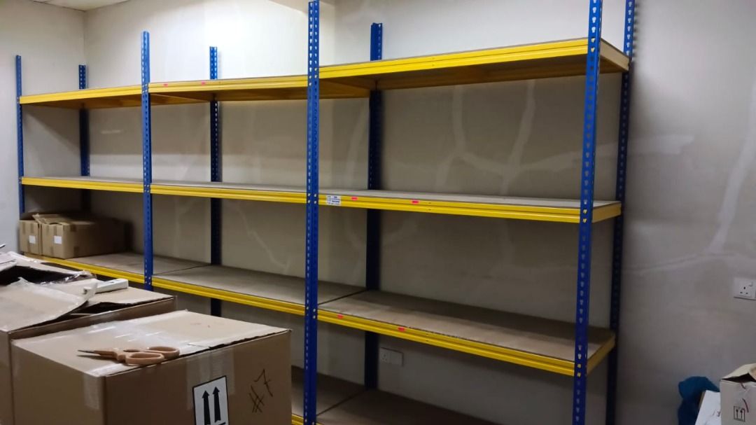 RAK BESI BERTINGKAT HEAVY DUTY SHELF, Furniture & Home Living ...