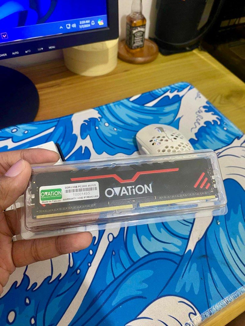 RAM Ovation 8gb 2666mhz (Category: Computer Parts) located in Antipolo. Submitted by acecapsuleph (Listing ID 1312825545, Image 1). Description: ▫️Condition 10/10 ▫️ 2nd hand but good as new.