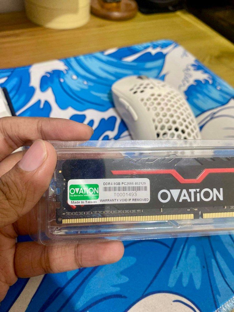 RAM Ovation 8gb 2666mhz (Category: Computer Parts) located in Antipolo. Submitted by acecapsuleph (Listing ID 1312825545, Image 2). Description: ▫️Condition 10/10 ▫️ 2nd hand but good as new.