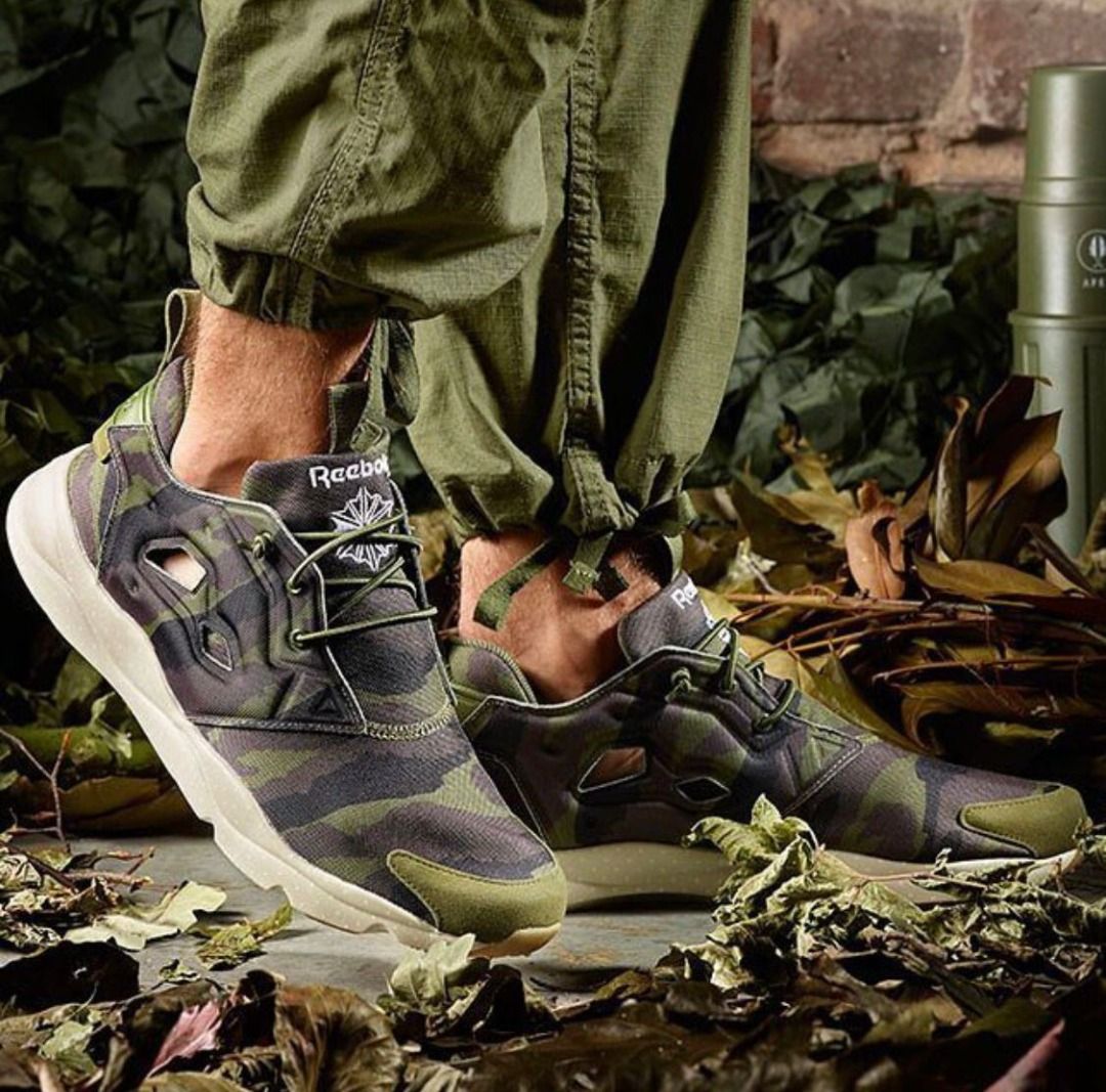 Reebok Instapump Fury OG Syn Vietnam Tiger Camo sneakers shoes Men s Fashion Footwear Sneakers on Carousell