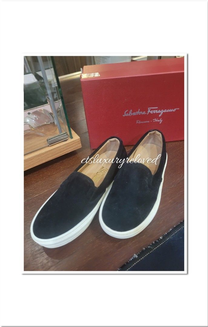 Salvatore Ferragamo Kids Pacau Mini Loafers Size 12.5