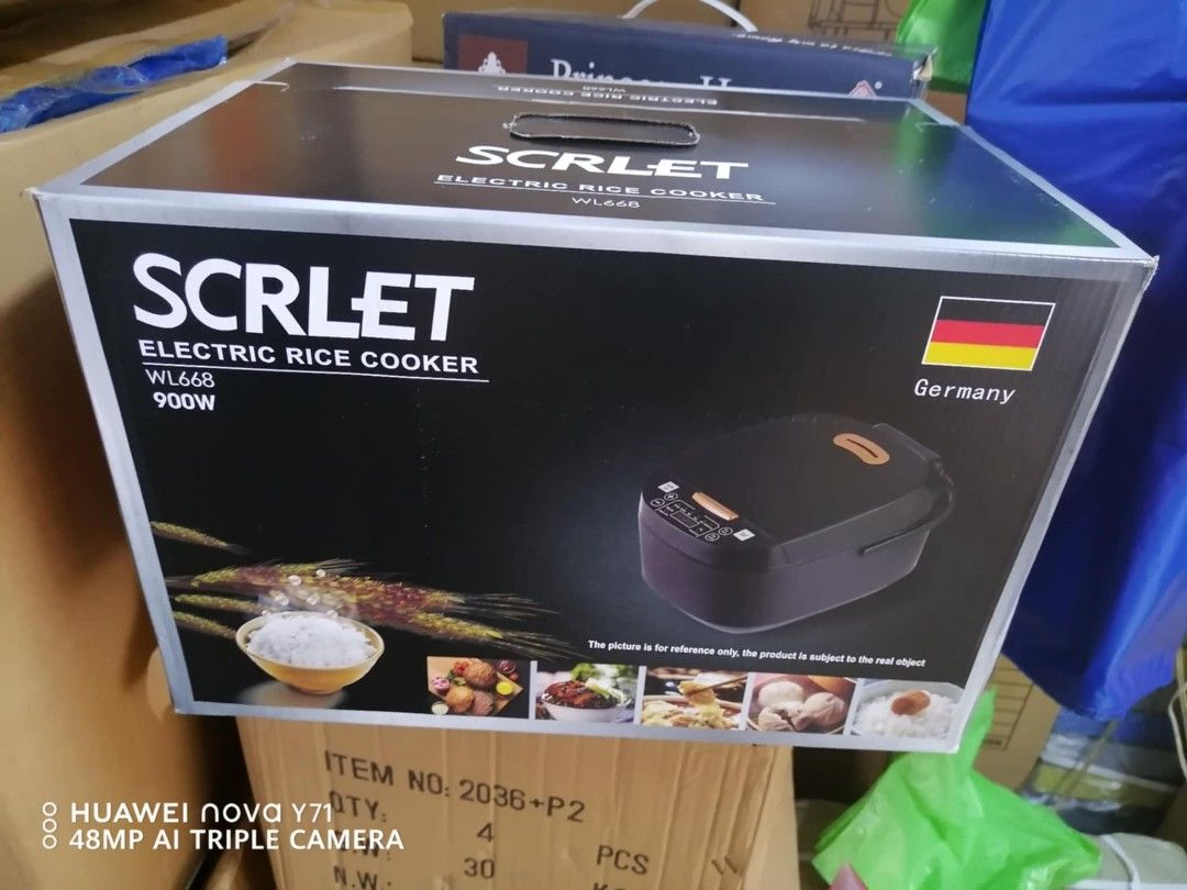 SCARLETT RICE COOKER AUTOMATIC (Category: Voice Recorders) located in Quezon City. Submitted by fconnie15407950 (Listing ID 1312699713, Image 2). Description: .