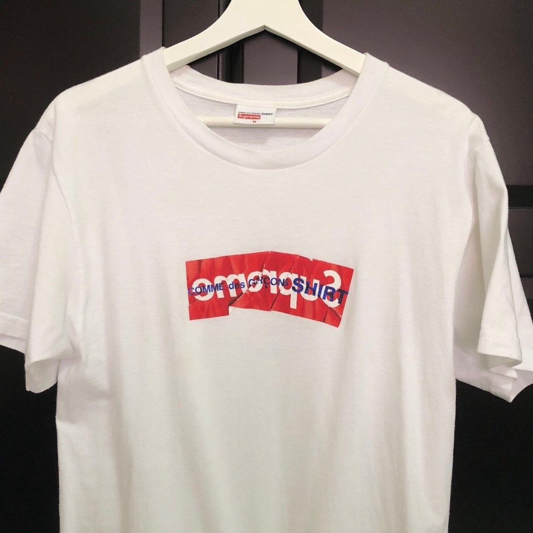 Box logo comme des garcons clearance
