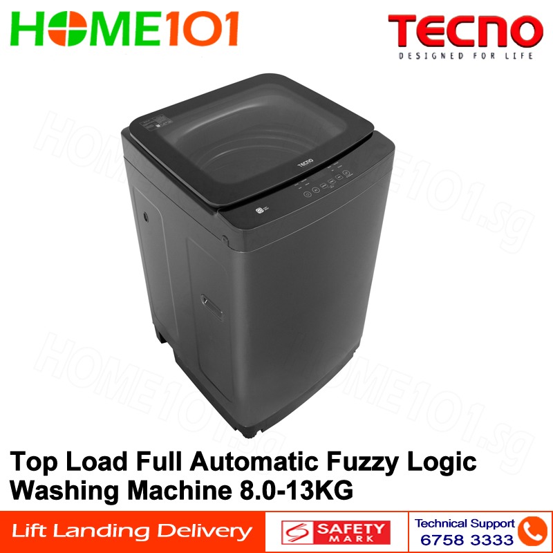 Tecno Top Load Washing Machine 8.0KG - 13KG TWA 8098 || TWA 1018 || TWA ...