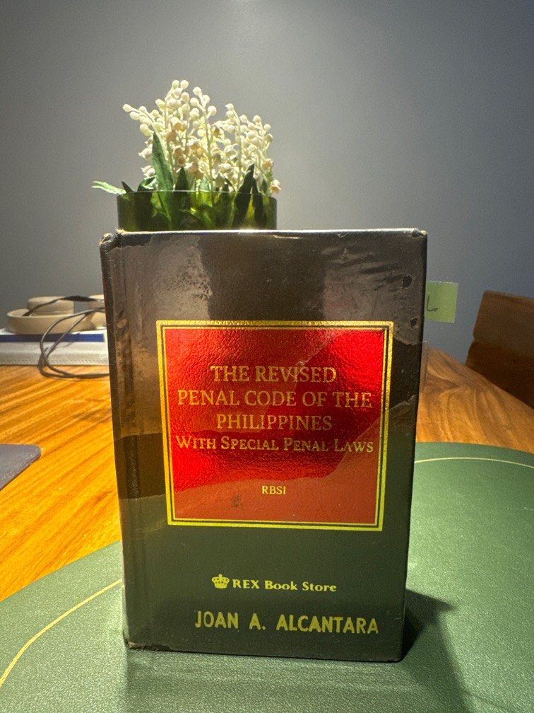 The Revised Penal Code of the Philippines (Category: Textbooks) located in Bulacan. Submitted by fam_justselling (Listing ID 1312768399, Image 1). Description: .