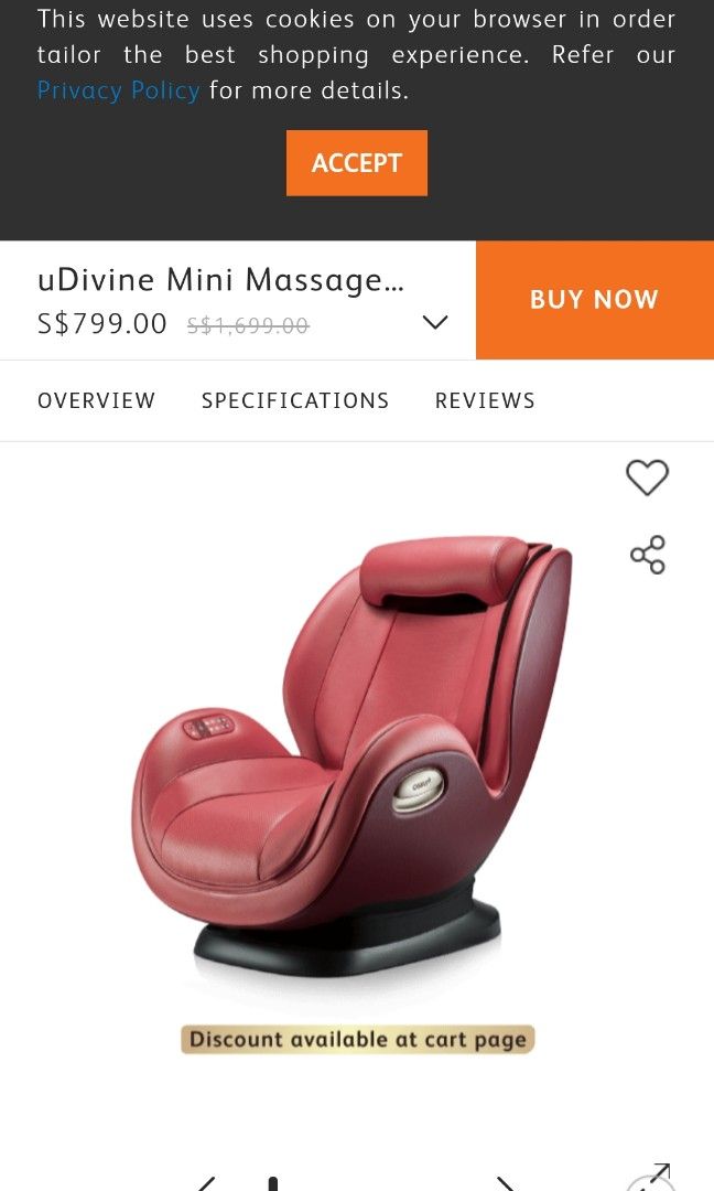 Udivine mini massage sofa review sale