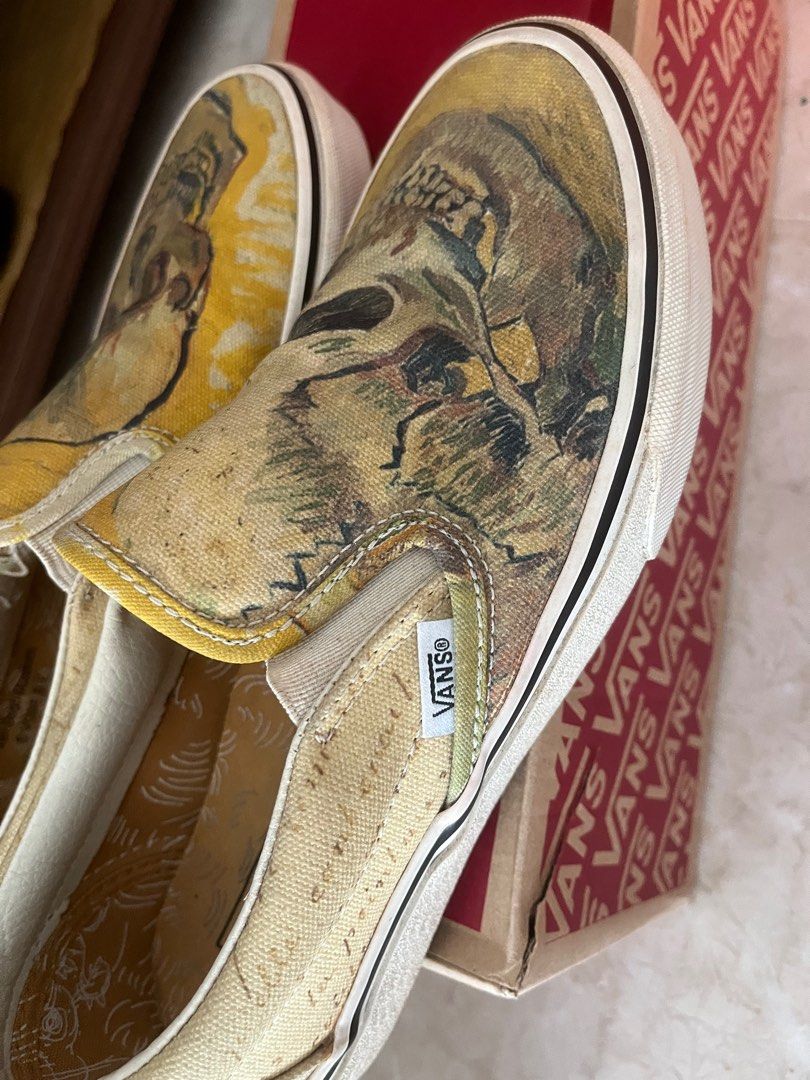 Vans Van Gogh skull sneakers limited edition