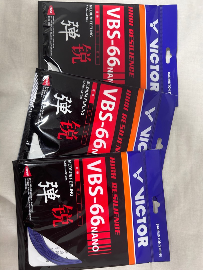 VBS-66/63 Victor badminton string, Sports Equipment, Other Sports ...