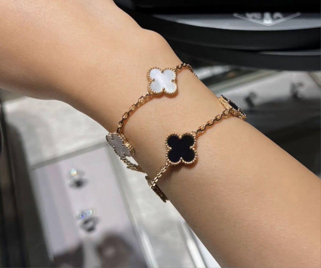 Clover Bracelet Van Cleef Arpels Inspired Jewelry VCA Van Cleef