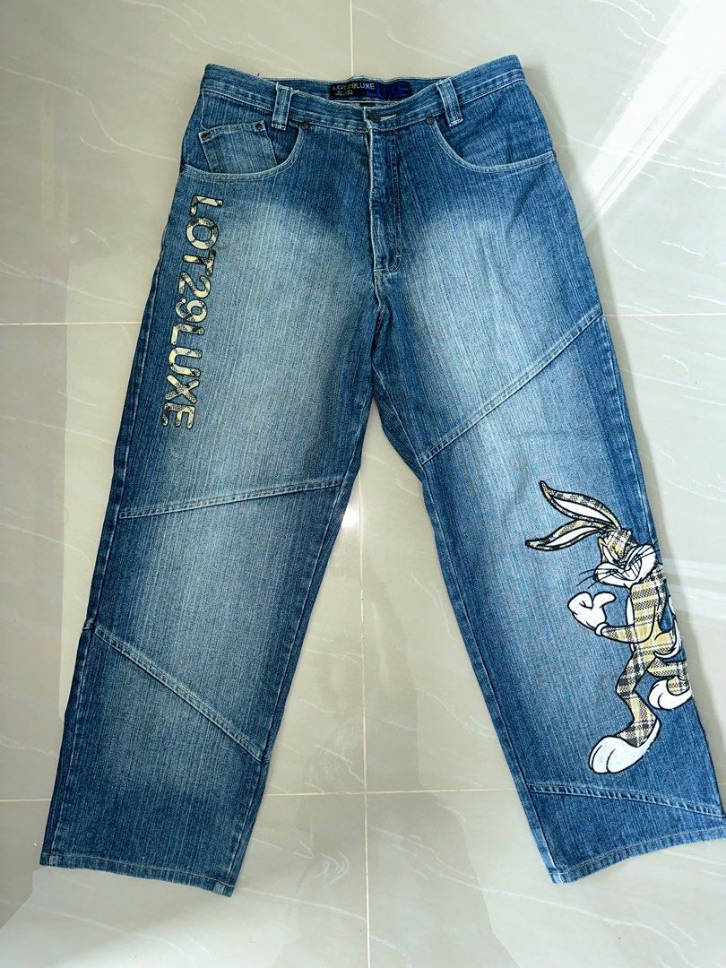 Vintage Y2K Lot29Luxe bugs bunny jeans Men s Fashion Bottoms Jeans on Carousell