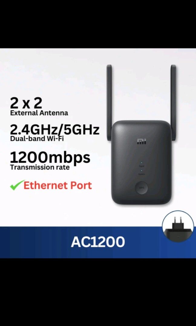 Xiaomi Wifi Range Extender Repeater AC1200 5GHz