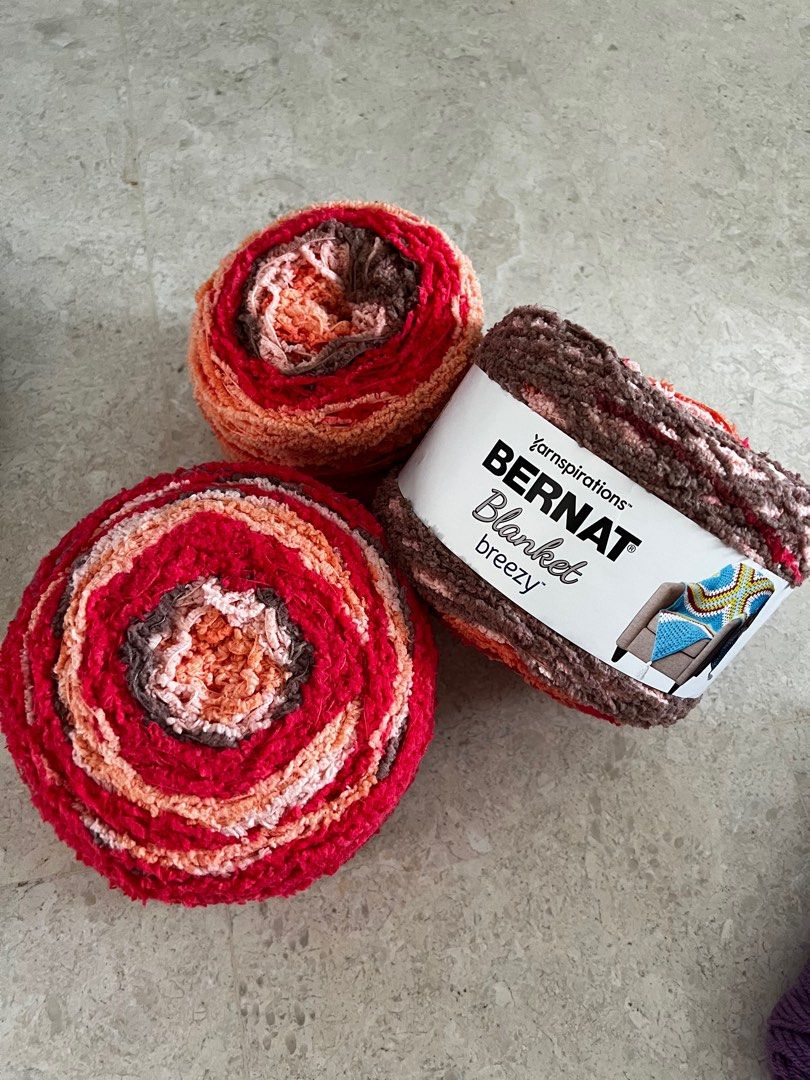 Yarnspirations Bernat Blanket breezy yarn destash
