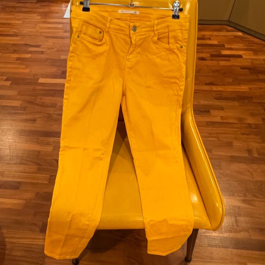 Mustard jeans zara discount