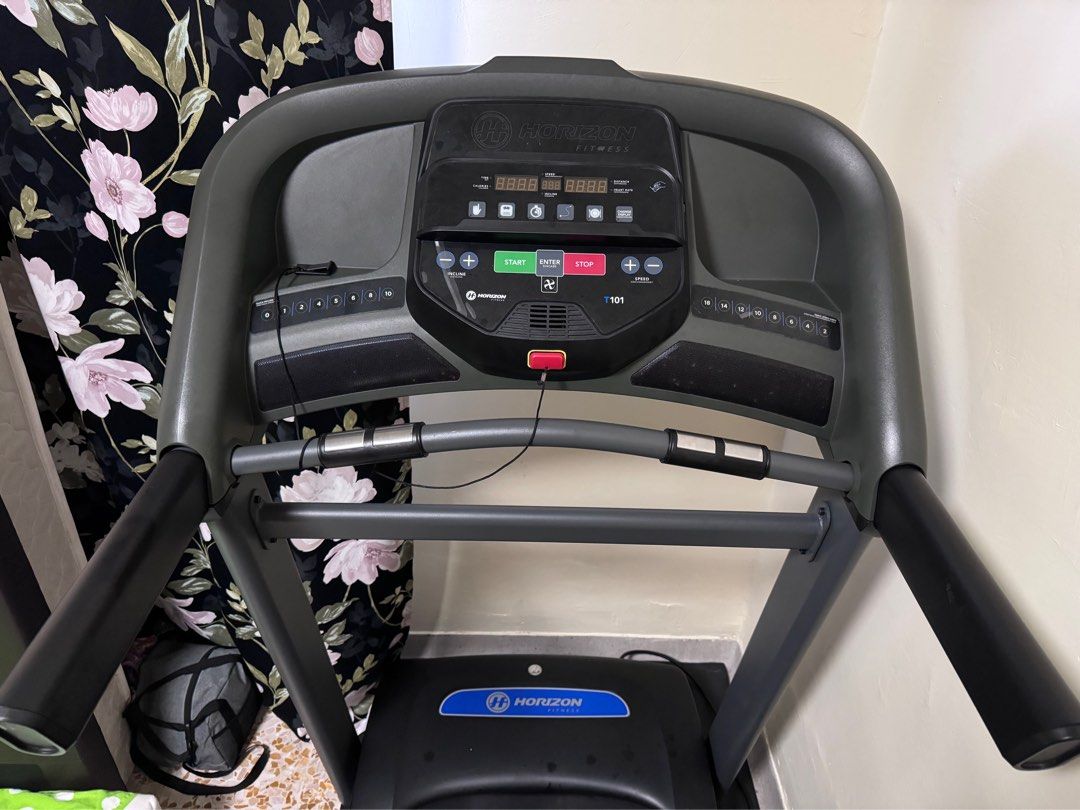 10 yr Motor Warranty Horizon T101 2.5 CHP rarely used Automatic Treadmill