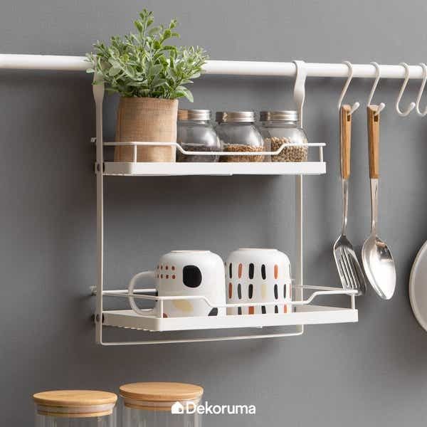 2 tier foldable hanging dish rack Furniture Home Living Bathroom Kitchen Fixtures on Carousell