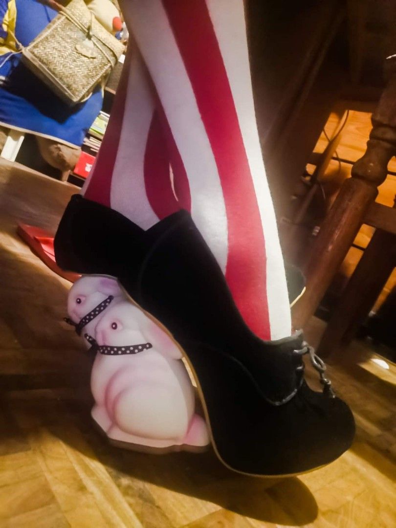 Very Rare Irregular Choice Flopsy Bunny Heels Size 38 Whimsical Y2K Kawaii Harajuku Kidcore Women s Fashion Footwear Heels on Carousell