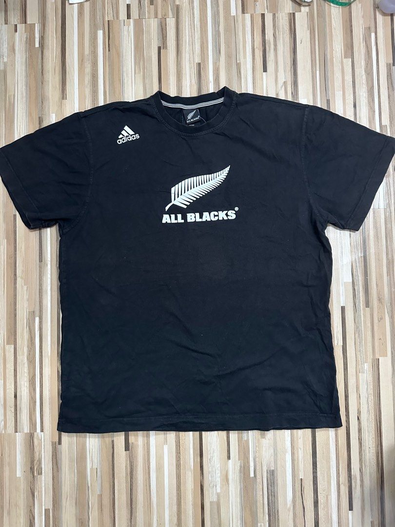 Adidas All Black Tshirt, Men's Fashion, Tops & Sets, Tshirts & Polo