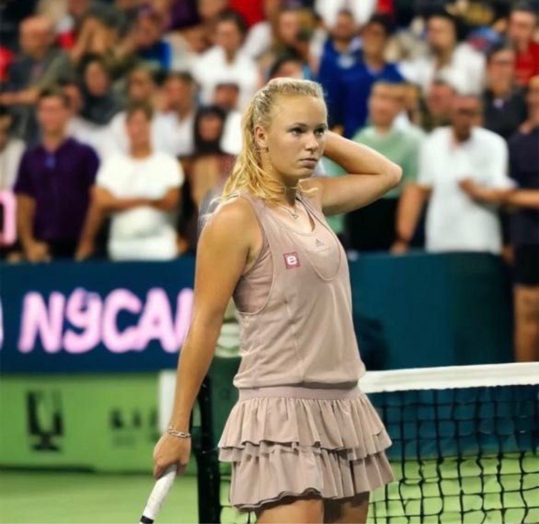 Adidas by Stella McCartney Ruffle Tennis Dress in Dusty Pink