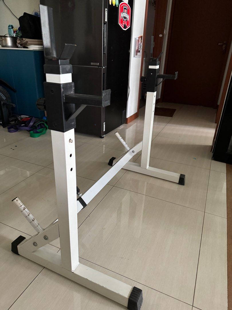 Hardcastle adjustable squat rack hot sale