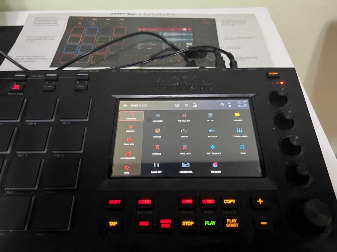 Akai Professional MPC Touch Midi Controller (Category: Other Audio Equipment) located in Quezon City. Submitted by nikf1014 (Listing ID 1312881543, Image 2). Description: - bought 2021 from JB Music North Edsa (sorry wala nang box huhu) - used only a few times, so pads, knobs, buttons, and touch screen are still in perfect working condition - only issue is rubber skin/casing, medyo naging sticky sya thru time in storage and lumala nung sinubukan 