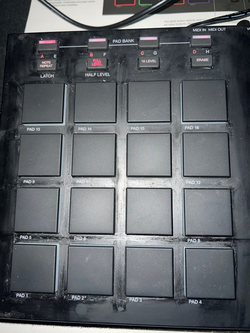 Akai Professional MPC Touch Midi Controller (Category: Other Audio Equipment) located in Quezon City. Submitted by nikf1014 (Listing ID 1312881543, Image 3). Description: - bought 2021 from JB Music North Edsa (sorry wala nang box huhu) - used only a few times, so pads, knobs, buttons, and touch screen are still in perfect working condition - only issue is rubber skin/casing, medyo naging sticky sya thru time in storage and lumala nung sinubukan 