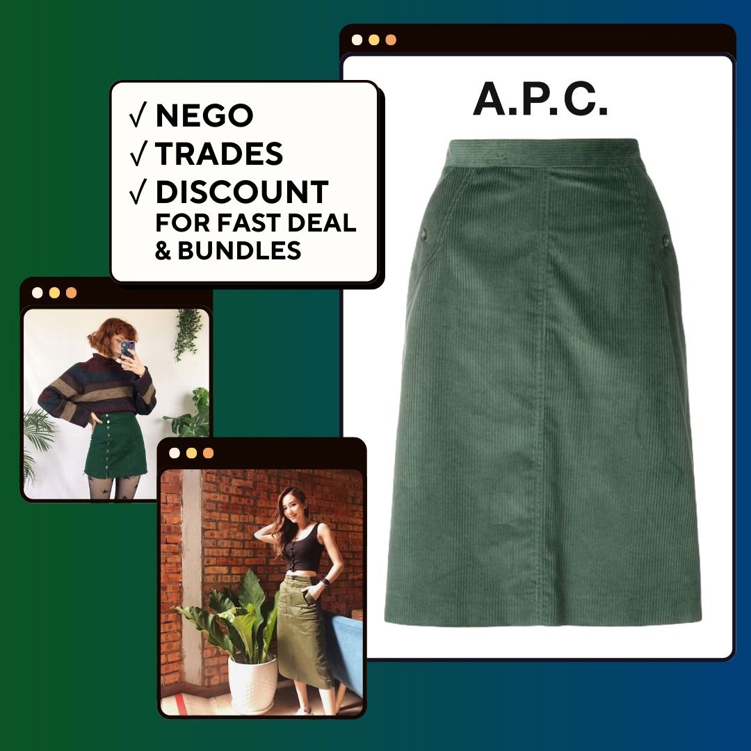 Apc 70s skirt top