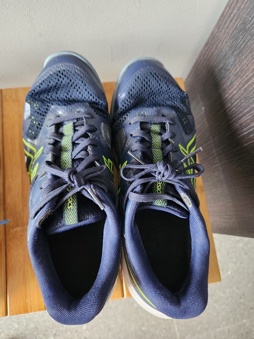 Asics gel blade 6 men's shoes blue print silver store