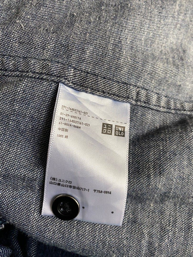 Auth Uniqlo Soft Denim Dress (Category: Dresses) located in Pasig City. Submitted by cathee27 (Listing ID 1312864011, Image 2). Description: 36" length good as new fits M-L pls refer to the inner tag for more deets.