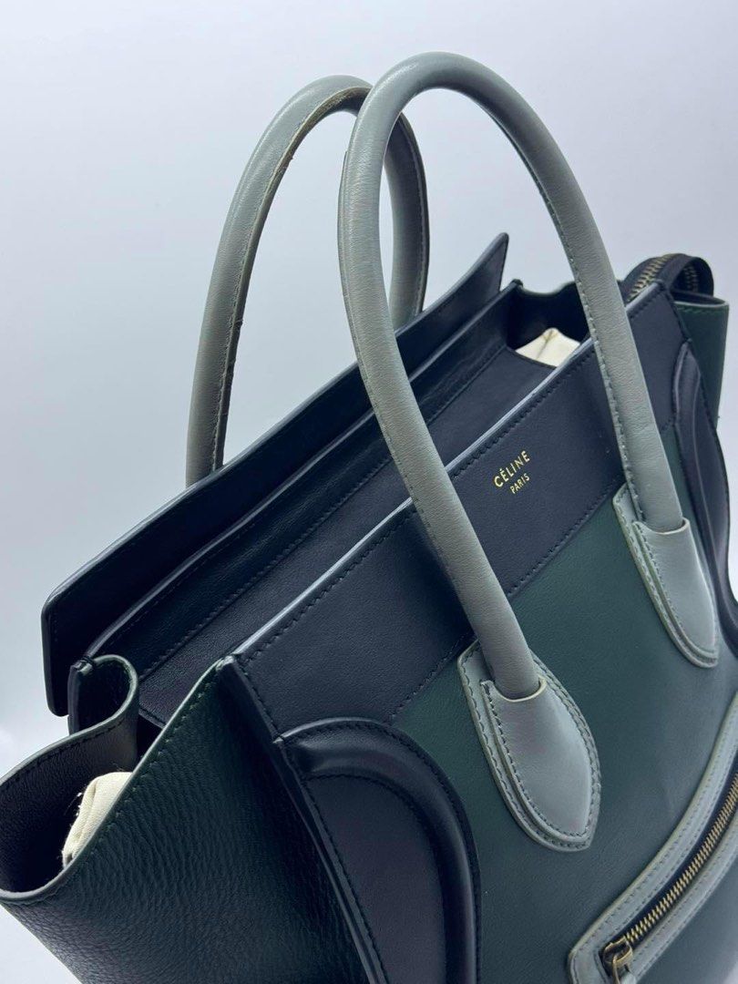 Authentic Celine (Category: Luxury Bags & Wallets) located in Manila. Submitted by chloe_luxuries (Listing ID 1312988606, Image 2). Description: Giaranteed original Celine mini luggage tricolor Still in very good condition No more inclusion bag only Pm for more details .