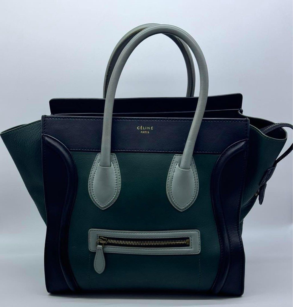 Authentic Celine (Category: Luxury Bags & Wallets) located in Manila. Submitted by chloe_luxuries (Listing ID 1312988606, Image 1). Description: Giaranteed original Celine mini luggage tricolor Still in very good condition No more inclusion bag only Pm for more details .