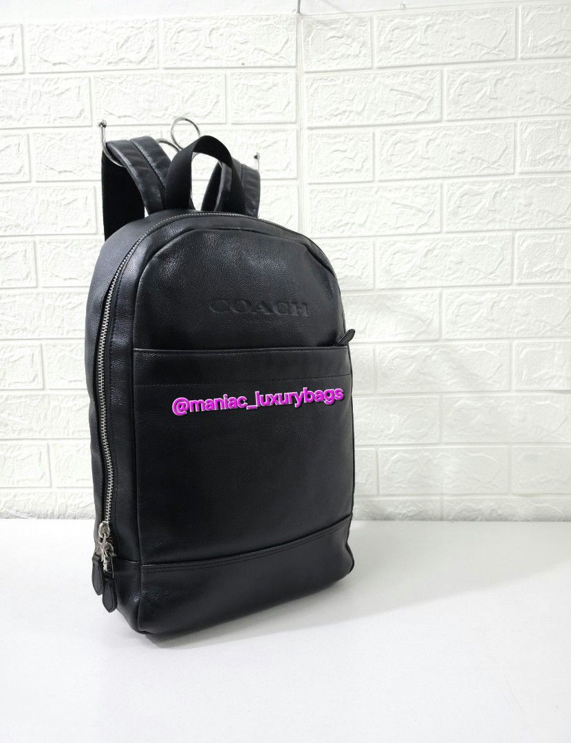 Backpack COACH Charles Slim Backpack in Sport Calf Leather