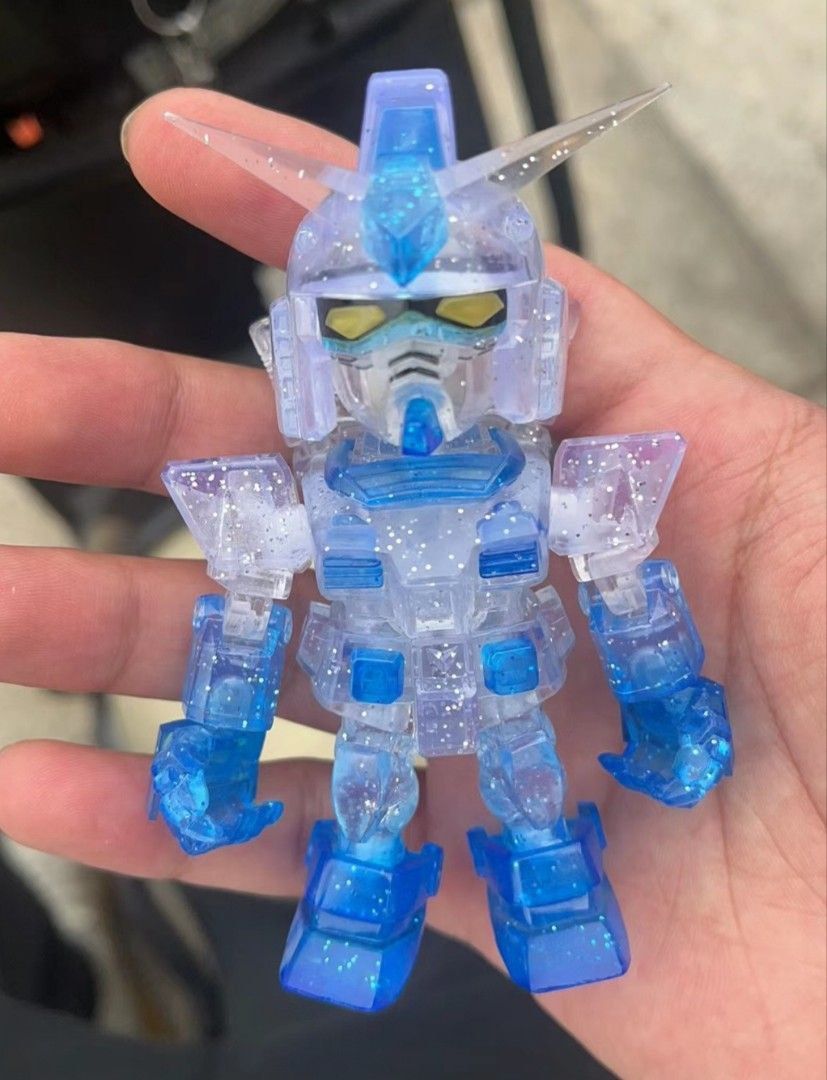 【シークレット】QMSV mini RXー78ー2ガンダム(グリッターブルー） シークレット】QMSV mini RXー78ー2ガンダム(グリッターブルー