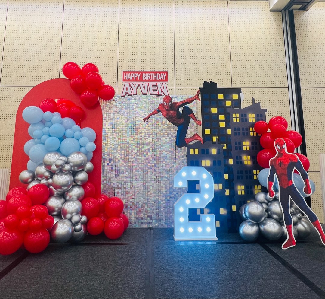 Balloon Backdrop Setup Hobbies Toys Stationery Craft Occasions