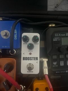 Booster guitar pedal